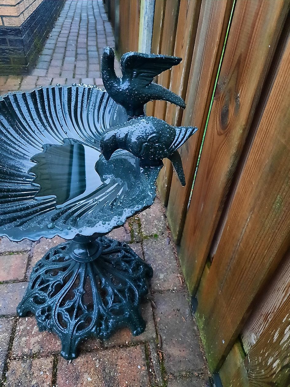 Haarvaten Picknicken plastic Vogeldrinkbak op poot 60 cm aluminium | Webshop Decobyjo decoratie huis en  tuin
