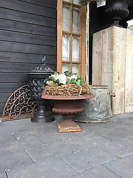 Mooie gietijzeren schaal - Webshop Decobyjo decoratie huis en tuin