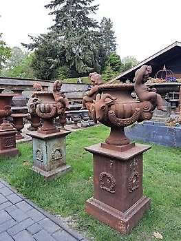 Set of garden vases decorated with angels - Webshop Decobyjo decoratie huis en tuin