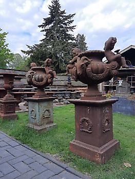 Set of garden vases decorated with angels - Webshop Decobyjo decoratie huis en tuin