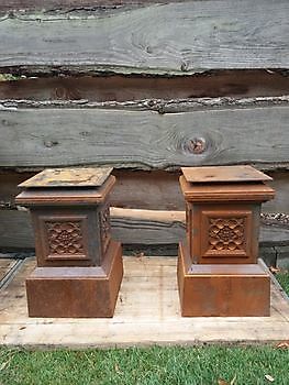 Nieuwe bewerkte gietijzeren sokkel Decobyjo - Bellingwolde