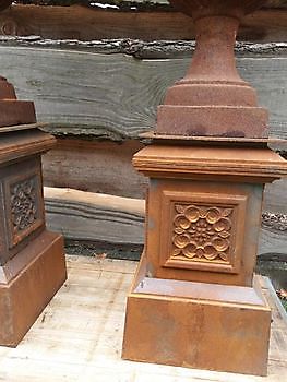 Nieuwe bewerkte gietijzeren sokkel Decobyjo - Bellingwolde