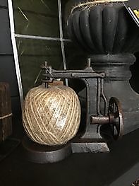 Gietijzeren spinnenwiel met sisal touw Decobyjo - Bellingwolde