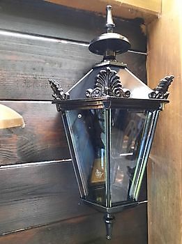 Wandlamp plat zwart 52 cm - Decobyjo - Bellingwolde