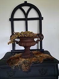 Gietijzeren tuinvaas bruin - Decobyjo - Bellingwolde