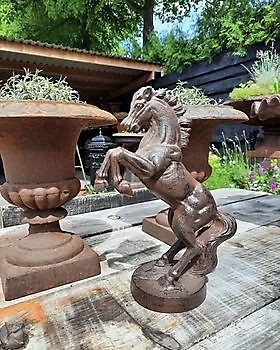 Steigerend paard gietijzer - Decobyjo - Bellingwolde
