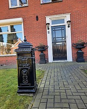 Betonnen brievenbus zwart - Decobyjo - Bellingwolde