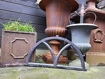 Neu Gusseisen Stallfenster Halbmond klein - Decobyjo - Bellingwolde
